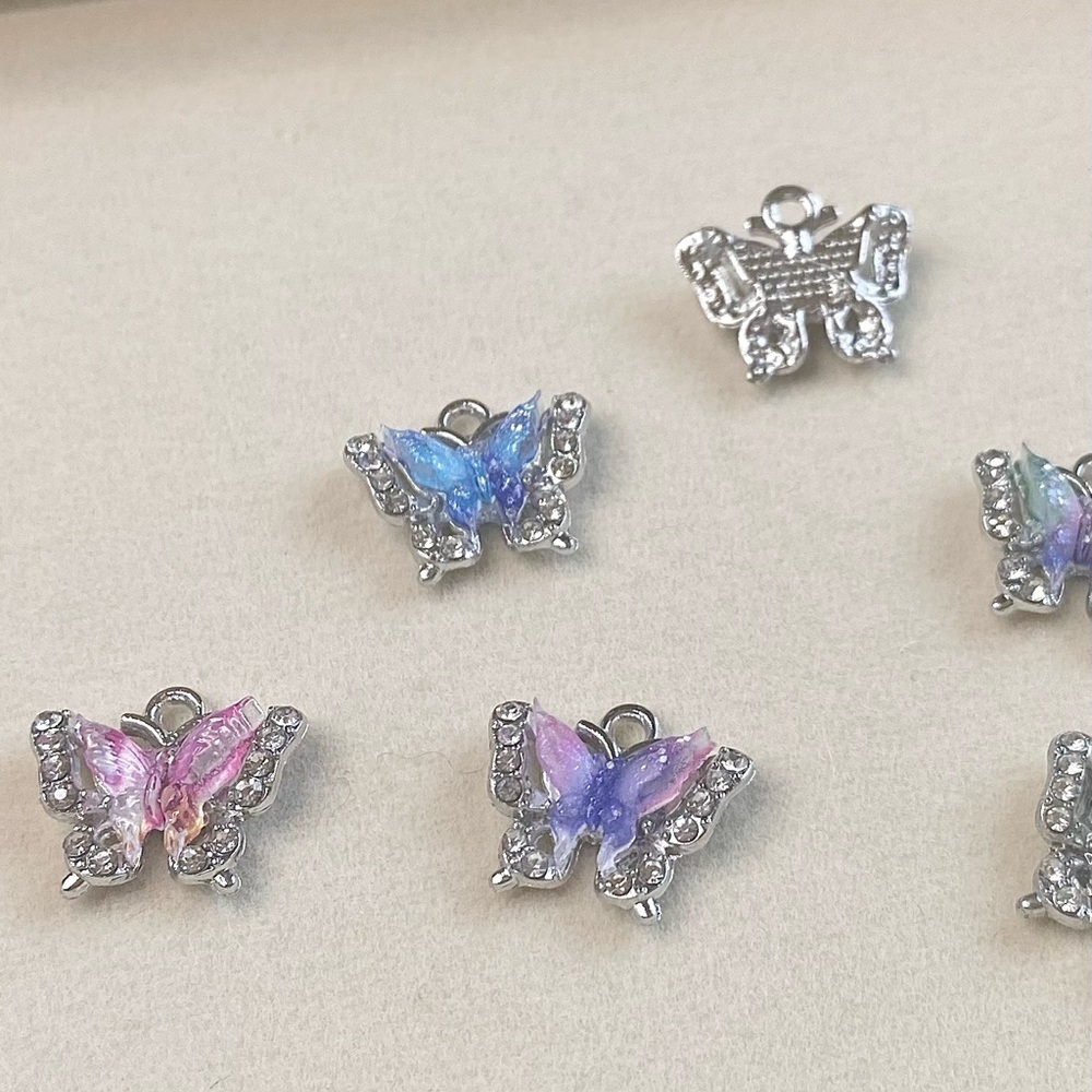 Shimmering Butterfly Charm - Picture 4 of 4